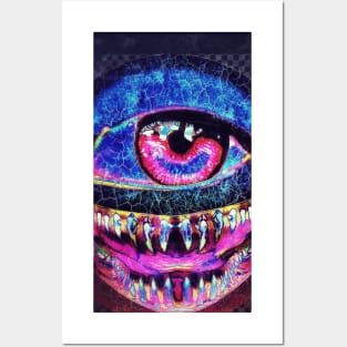 Trippy smile Posters and Art